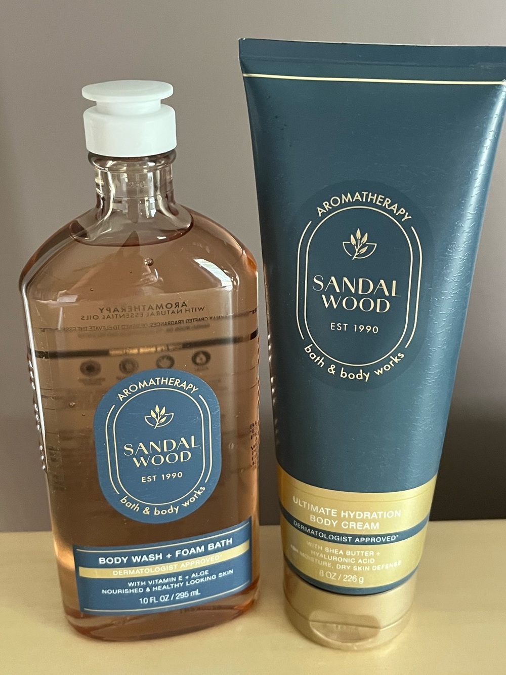Bath & Body Works Aromatherapy Sandalwood Body Wash/Foam Bath & Body Cream New